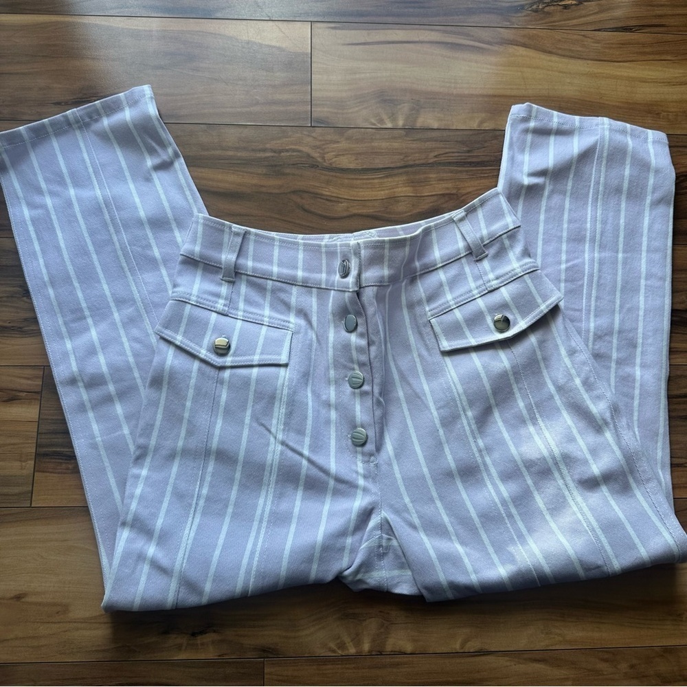 For love and lemons lilac  pin stripes jeans M